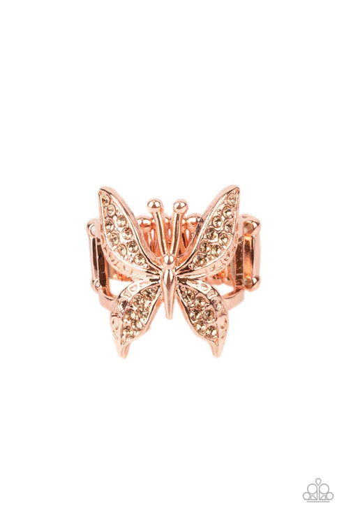 Blinged Out Butterfly-Copper